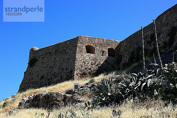 Die Fortezza von Rethymnon  Kreta  Griechenland  Europa