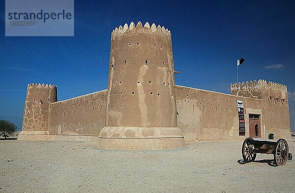 Fort Zubara  nahe Madinat al Shamal  Katar  Qatar  Asien