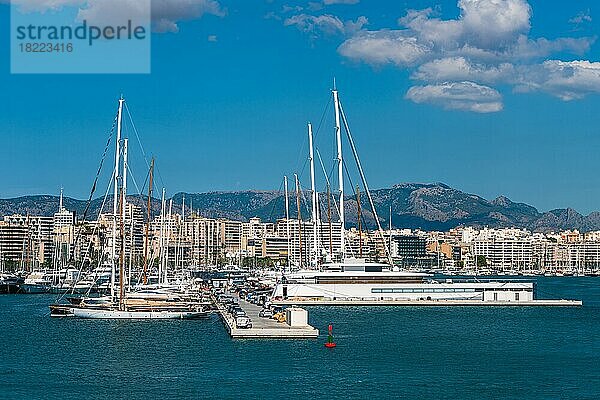 Yachthafen von Palma De Mallorca  Spanien  Europa