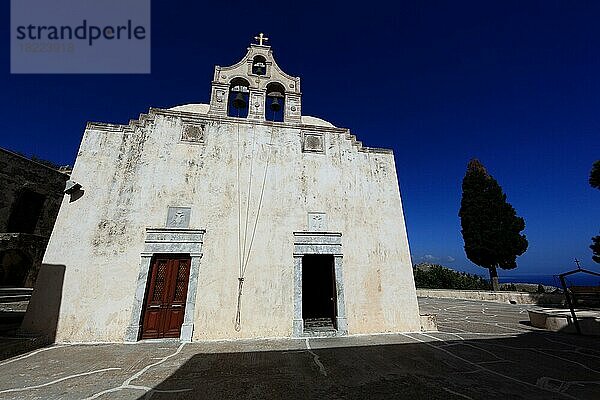 In der Klosteranlage des Klosters Preveli  Moni Preveli im Süden der Insel  Klosterkirche  Kreta  Griechenland  Europa