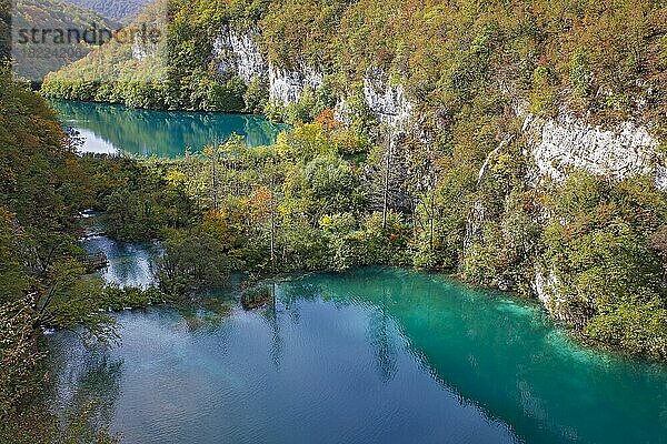 Nationalpark Plitvicer Seen  untere Seen  UNESCO Weltnaturerbe  Kroatien  Europa