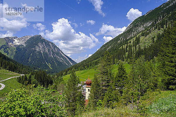 Österreich  Tirol  Namlos  Grünes Tal in den europäischen Alpen