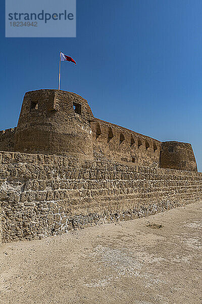 Bahrain  Gouvernement Muharraq  Arad  Außenansicht des historischen Forts von Arad