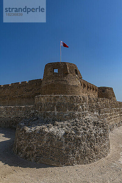 Bahrain  Gouvernement Muharraq  Arad  Außenansicht des historischen Forts von Arad