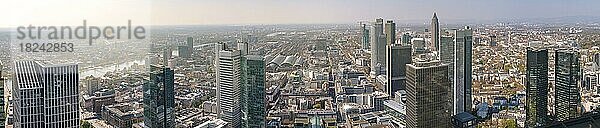 Panoramablick über Frankfurt am Main