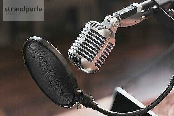 Mikrofon Interview  Auflösung und hohe Qualität schönes Foto