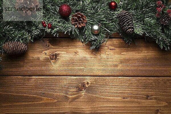 Draufsicht Weihnachtsdekoration mit Kopierraum. Auflösung und hohe Qualität schönes Foto