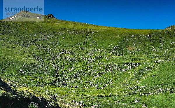 Blick auf die Berge im Hochland von Artvin in der Türkei