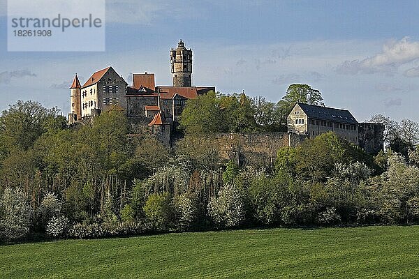 Burg Ronnenburg bei Altwiedermus  Ortsteil der Gemeinde Ronneburg  Main-Kinzig-Kreis  Hessen  Deutschland  Europa