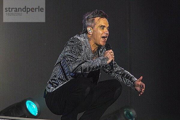 Robbie Williams Konzert  Messegelände  München  Deutschland  27.08.2022  Europa