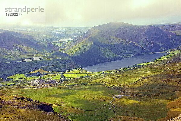 Snowdonia-Nationalpark  Wales  Great Britain