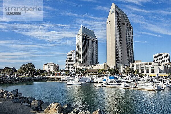 Seaport Village in San Diego  Kalifornien  USA  Nordamerika