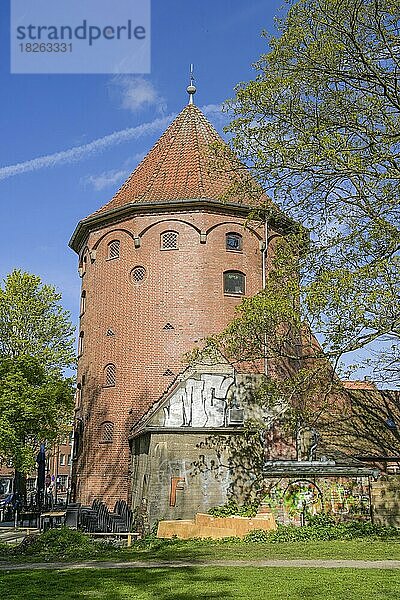 Alter Wasserturm  An der Mauer  Lübeck  Schleswig-Holstein  Deutschland  Europa