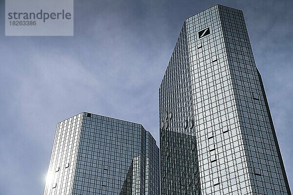 Deutsche Bank  Zentrale  Deutsche Bank Towers  Taunusanlage  Frankfurt am Main  Hessen  Deutschland  Europa