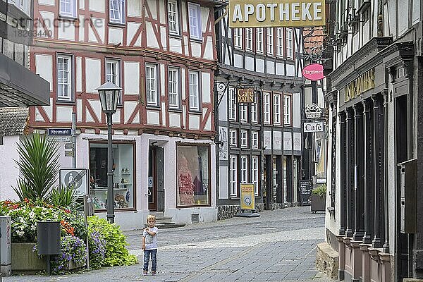 Roßmarkt  Mainzer Gasse  Alsfeld  Hessen  Deutschland  Europa