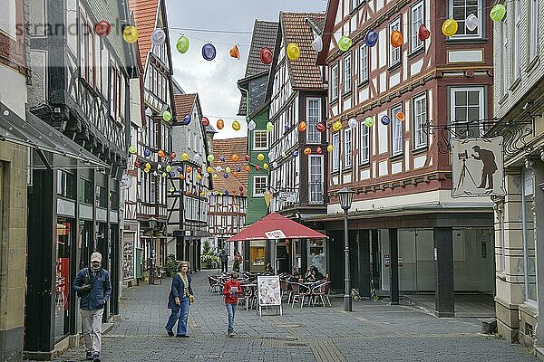 Mainzer Gasse  Alsfeld  Hessen  Deutschland  Europa