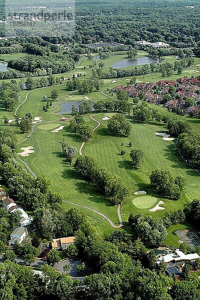 Golfplatz Luftaufnahme
