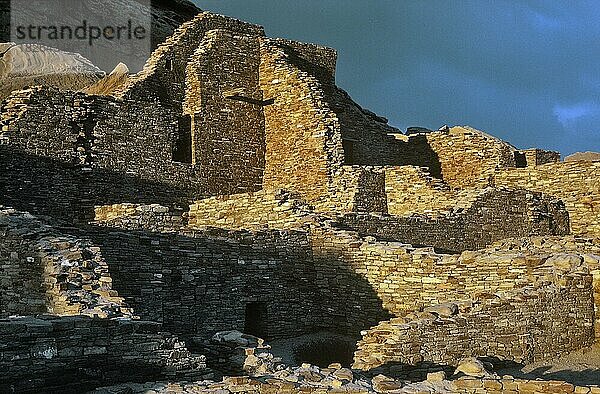 Pueblo Bonito  Ruinen der Anasazi-Indianer  Chaco Canyon National Historical Park  New Mexico  USA  Nordamerika