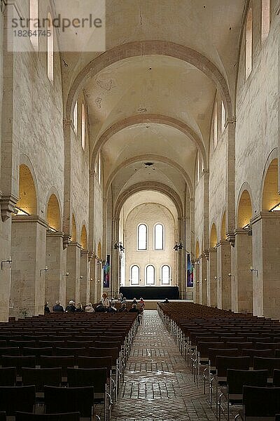 Innenansicht von Basilika im Kloster Eberbach  Rheingau  Hessen  Deutschland  Europa