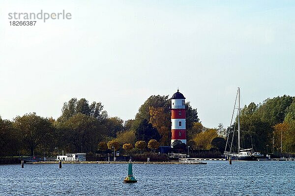 Leuchtturm Brinkamahof  Marina  Bremerhaven  Deutschland  Europa