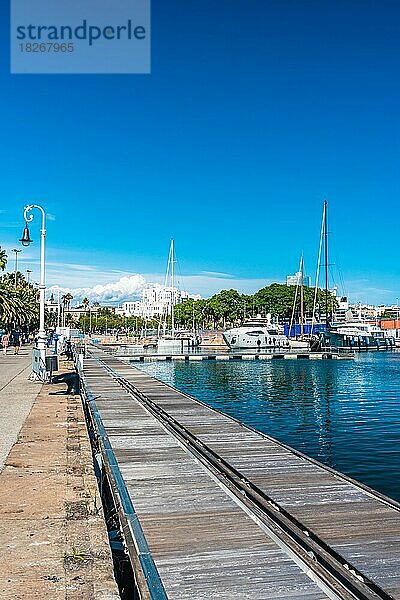 Port Vell  Hafenviertel in Barcelona  Katalonien  Spanien  Europa