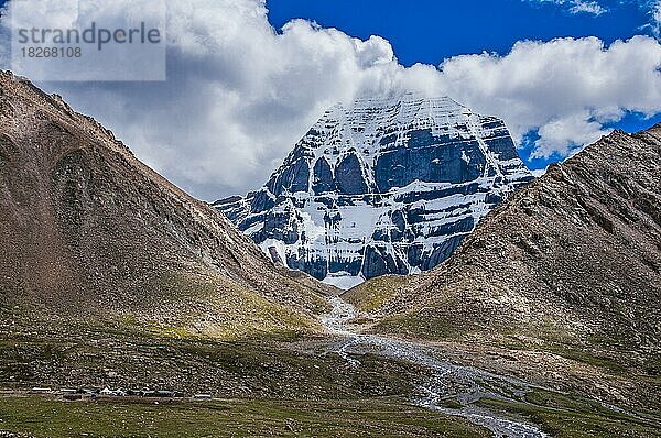 Der Berg Kailash entlang der Kailash Kora  Westtibet