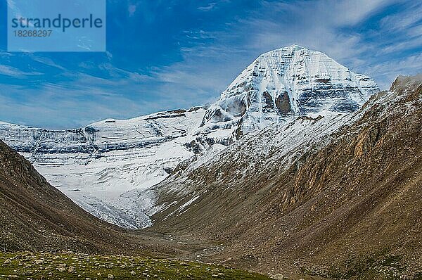 Der Berg Kailash entlang der Kailash Kora  Westtibet