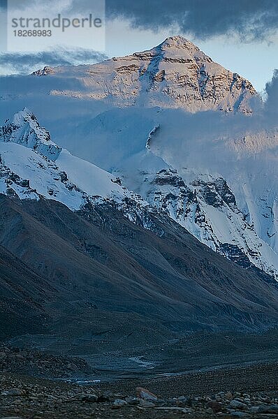 Blick auf den Mount Everest  Tibet
