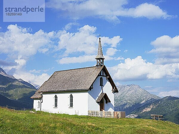 Kapelle Lüsge  Belalp  Kanton Wallis  Schweiz  Europa