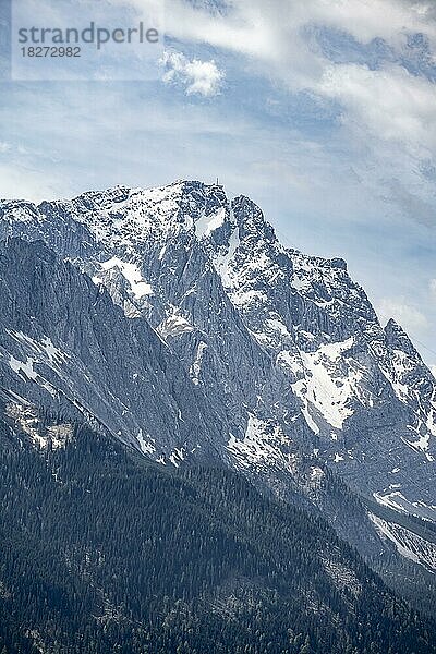 Zugspitze  Garmisch-Patenkirchen  Bayern  Deutschland  Europa