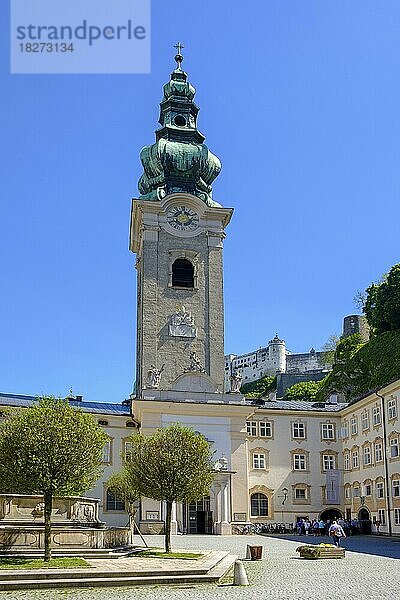 St. Peter  vom Innenhof  St Peter Bezirk  Salzburg  Salzburger Land  Österreich  Europa