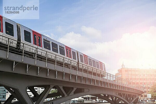 Hochbahn  Hamburg  Deutschland  Europa