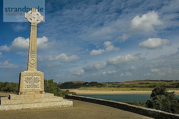Denkmal für den Ersten Weltkrieg. Padstow  Cornwall  England  UK