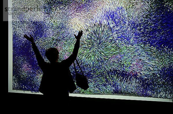 Monets Garden  Immersive  interaktive Ausstellung über Claude Monet  Schleyerhalle  Stuttgart  Baden-Württemberg  Deutschland  Europa
