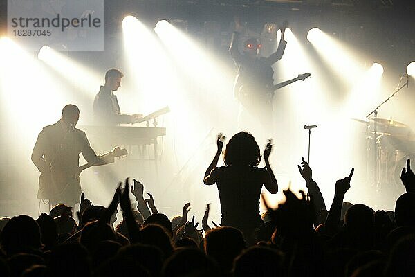 Atmosphäre bei einem Live-Rockkonzert