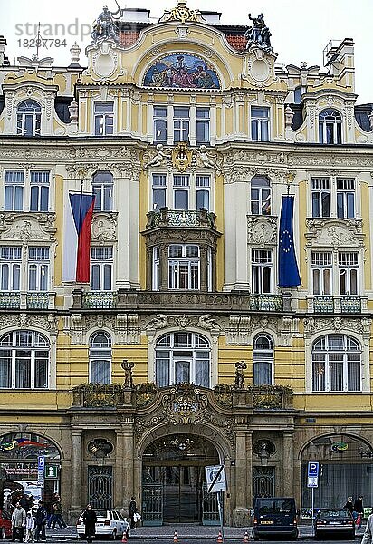 Gemeindehaus  Prag  Tschechien  Europa