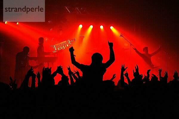 Atmosphäre bei einem Live-Rockkonzert