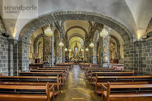 Kirche und Kloster von San Francisco  Innenbereich  Cusco  Peru  Südamerika