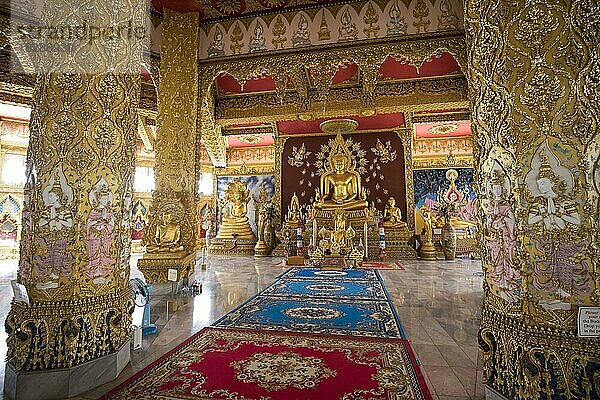 Tempelanlage Sri Chai Mongkol Grand Pagoda  Pha Nam Yoi  Nong Phok  Roi Et  Isaan  Thailand  Asien