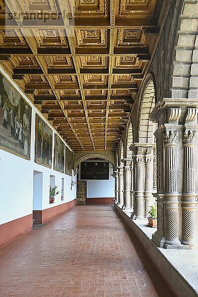 Kloster von La Merced  Kreuzgang  Cusco  Peru  Südamerika