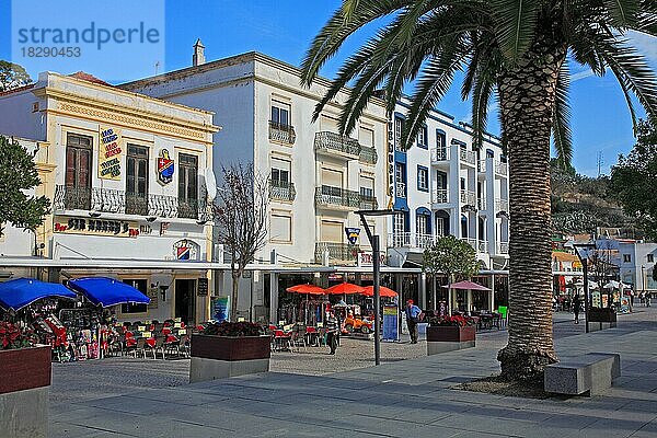 Innenstadt von Albufeira  Algarve  Portugal  Europa
