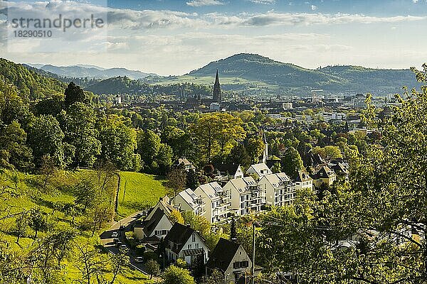 Panorama  Freiburg im Breisgau  Schwarzwald  Baden-Württemberg  Deutschland  Europa