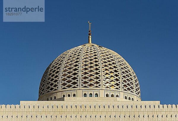 Große Sultan-Qaboos-Moschee  Muscat  Oman  Asien