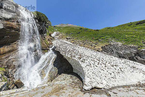 Österreich  Kärnten  Energiedusche-Wasserfall im Nationalpark Hohe Tauern