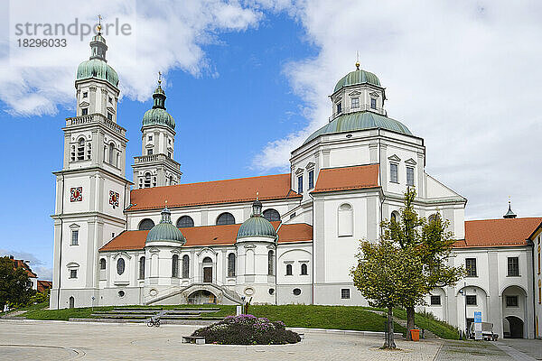 Germany  Bavaria  Kempten  Facade of St. Lorenz Basilica