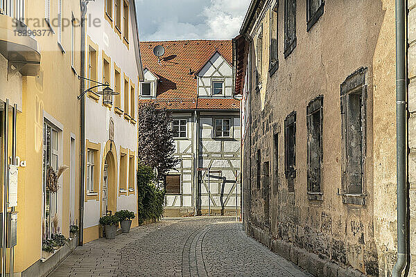 Deutschland  Bayern  Forchheim  Historische Häuser im Krottental