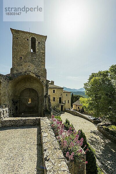 Mittelalterliches Dorf  Le Poët-Laval  Le Poet-Laval  Les plus beaux villages de France  Département Drôme  Auvergne-Rhône-Alpes  Provence  Frankreich  Europa