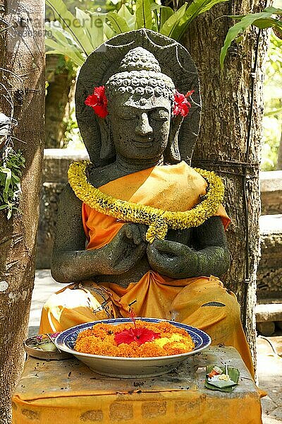 Buddha-Statue  Dorf Ubud  Bali  Indonesien  Asien