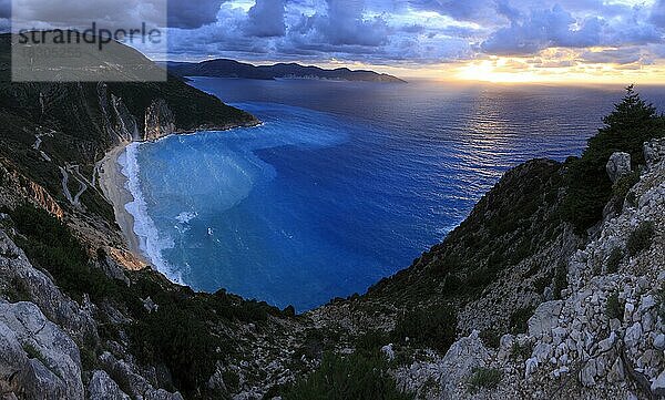 Myrtos Beach  Kefalonia  Ionische Inseln  Griechenland  Europa