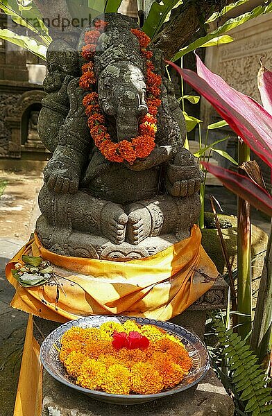 Ganesha-Statue  Dorf Ubud  Bali  Indonesien  Asien